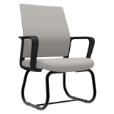Minimalist Modern Office Chair Mesh Back Black Gray
