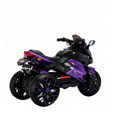 Kids Motorcycle Ride-On Motorcycle 3-Wheels Battery Powered Motorbike  Rechargea