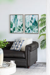 Framed Acrylic Wall Art Set of 2, 19" x 25.5" Decorative
