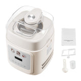 Automatic Ice Cream Maker 1 Quart Compressor Gelato Frozen Yogurt