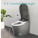 Tankless Modern Smart Toilet With Bidet, Auto Flush, Auto Open/Close