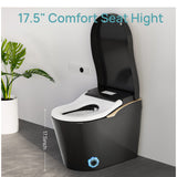 Tankless Modern Smart Toilet With Bidet, Auto Flush, Auto Open/Close