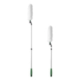 Duster - Long Handle Microfiber - White - With Extension Bar
