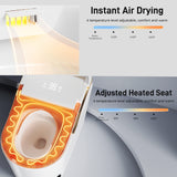 Tankless Modern Smart Toilet With Bidet, Auto Flush, Auto Open/Close