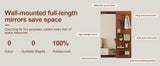 47.6 x 15.7 inch multi-functional design panel wall-mounted full-length mirror