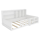 Twin Engineered Wood Platform Bed White