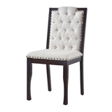 Solid Wood Dining Set Espresso