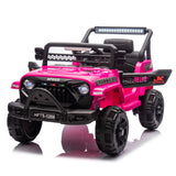 12V Kids Ride On Electric Truck Car W/Parents Control,2WD,Four-wheel suspension,