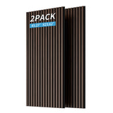 Wood Panels for Wall Slat Wall Panels, 2PC Wood Slat Acoustic Panels