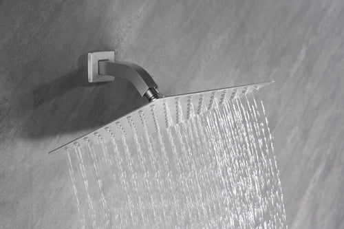 Ultra-Thin Stainless Steel Rain Shower Head Self-Clean Nozzles