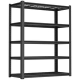 59" Heavy-Duty 5-Layer Metal Garage Storage Rack Shelving Unit