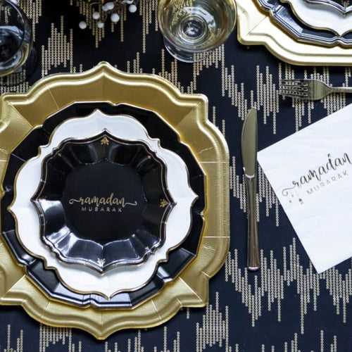 Formal Ramadan Dinner Party Set, Serves 8, 24 Pieces