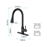 Kitchen Faucet Pull Out Sprayer Chrome Single Handle