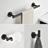 3-Pieces Bathroom Hardware Accessories Set - Towel Bar, Toilet Paper Holder