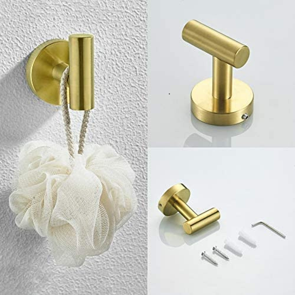 3-Pieces Bathroom Hardware Accessories Set - Towel Bar, Toilet Paper Holder
