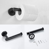 3-Pieces Bathroom Hardware Accessories Set - Towel Bar, Toilet Paper Holder