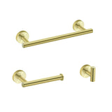 3-Pieces Bathroom Hardware Accessories Set - Towel Bar, Toilet Paper Holder