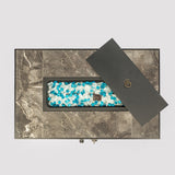 32" Propane Gas Fire Pit Table, 50000 BTU Rectangular Fire Pit