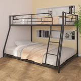 Full Metal Bunk Bed Black