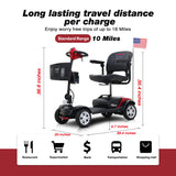 Mobility Scooter Red