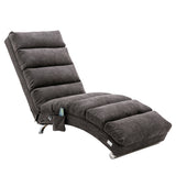 Linen Recliner Dark Gray