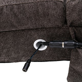 Linen Recliner Dark Gray
