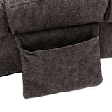 Linen Recliner Dark Gray
