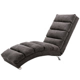 Linen Recliner Dark Gray