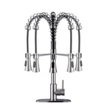 Commercial Modern Single Handle Spring High Arc Kitchen Faucet