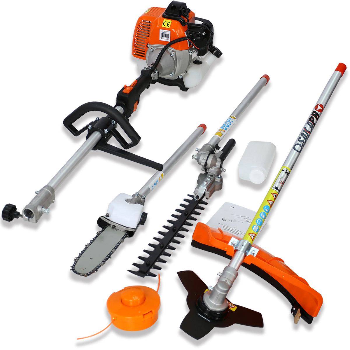 4 in 1 Multi-Functional Trimming Tool, 33CC 2-Cycle Garden Tool System