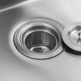32x19 Inch Kitchen Sink Stainless Steel Single Blow Workstation Underment