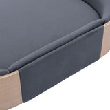 Scandinavian style Elevated Dog Bed Pet Sofa With Solid Wood legs