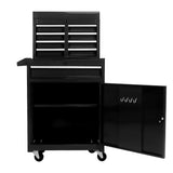 Rolling Tool Chest, 5-Drawer Tool Box Organizer w/Lockable Wheels & Sliding