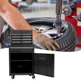Rolling Tool Chest, 5-Drawer Tool Box Organizer w/Lockable Wheels & Sliding