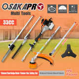 10 in 1 Multi-Functional Trimming Tool, 33CC 2-Cycle Garden Tool System