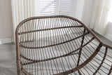 Metal Outdoor Chair Reclining Olive