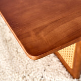 Rectangular Rubberwood Coffee Table Walnut