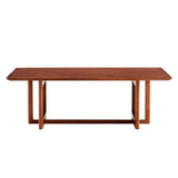 Rectangular Rubberwood Coffee Table Walnut