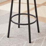 Engineered Wood Bar Table Set Grey