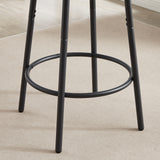 Engineered Wood Bar Table Set Grey