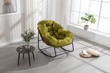 Metal Outdoor Chair Reclining Olive