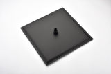 16" Square Matte Black Stainless Steel Rain Shower Head