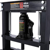 Hydraulic Shop Press, 12-Ton Capacity, Floor Mount, with Press Plates