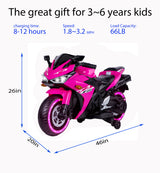 kids motorcycle,12V motorcycle for kids 3 4 5 6 years Boys Girls  12v7ah kids mo
