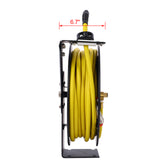Air Hose Reel Retractable 3/8" Inch x 50' Foot SBR Rubber Hose Max 300PSI Heavy