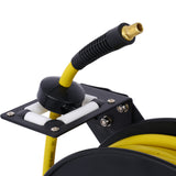Air Hose Reel Retractable 3/8" Inch x 50' Foot SBR Rubber Hose Max 300PSI Heavy