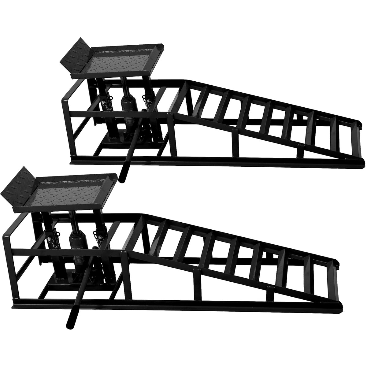 Auto Car Truck Service Ramps Lifts, Garage Car Lift Hydraulic Ramps Black 5 Ton