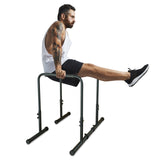 Power Tower Dip Station Pull Up Bar Stand Adjustable Height Heavy Duty