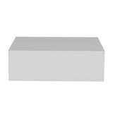 Floating Nightstand - Wall-Mounted - Drawer - White - 15.7" Wide