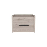 Floating Nightstand - Wall Mounted - Light Grey - Single Drawer